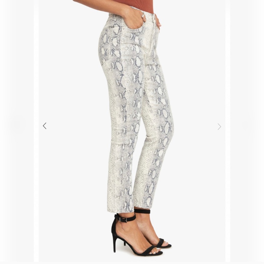 JOE'S The Luna High Rise Cigarette Jean Pristene Snake SZ 24 NWT - Picture 2 of 15